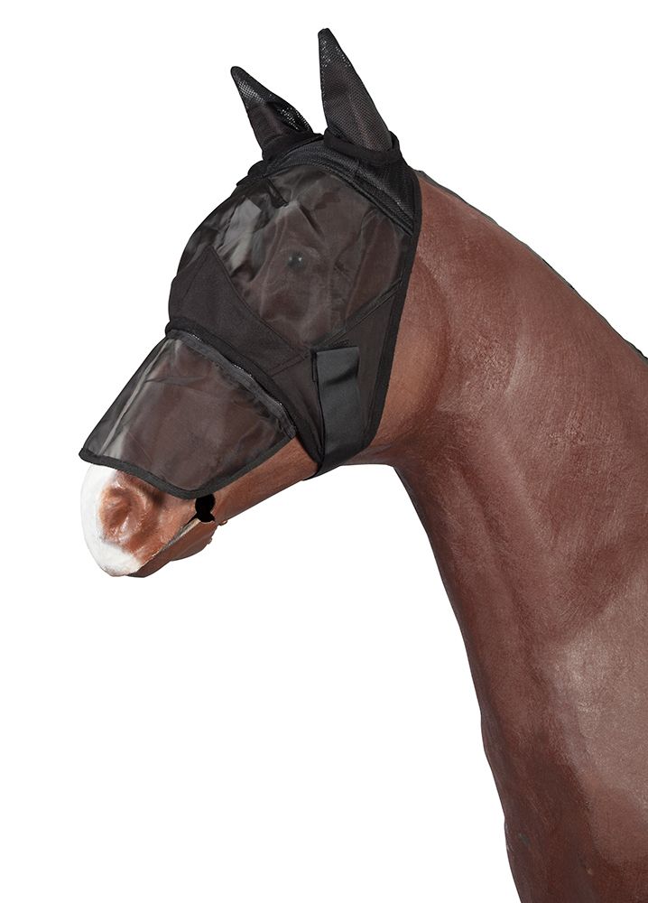 Flugmask med avtagbart nosskydd
