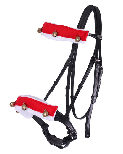 Fur lining with Christmas bells