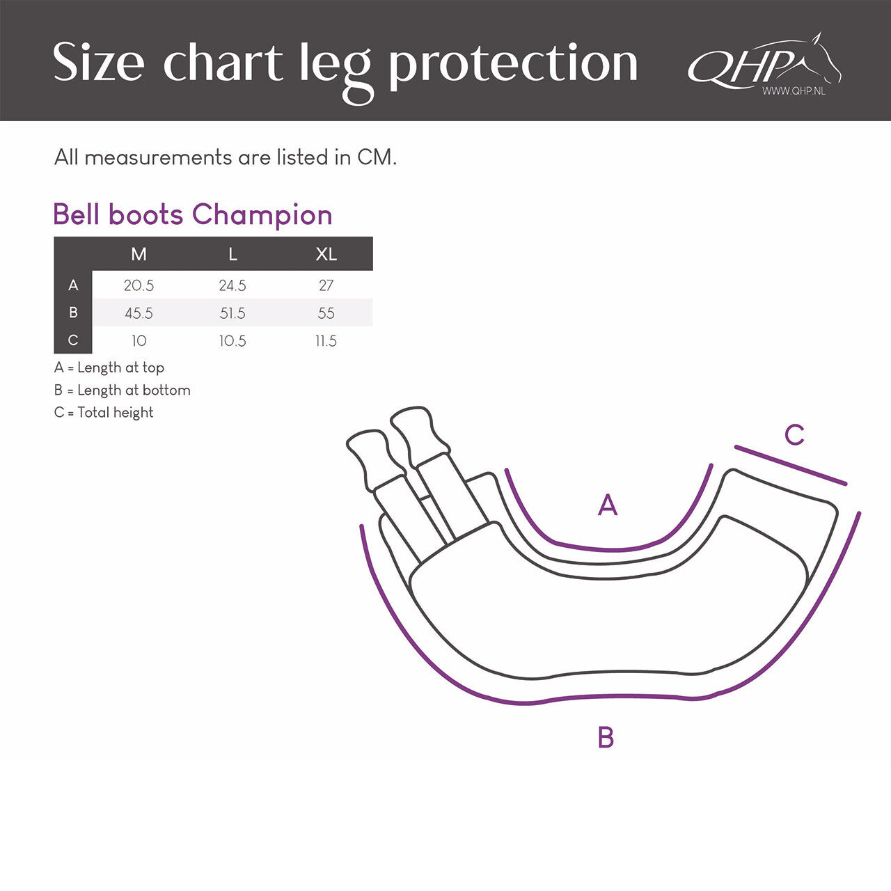 QHP Bell Boots Champion