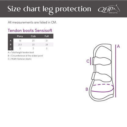 QHP Tendon Boots SensiSoft