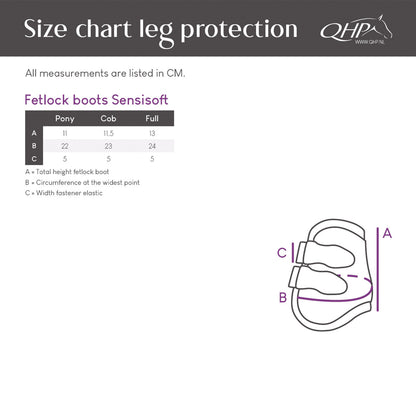 QHP Fetlock Boots SensiSoft