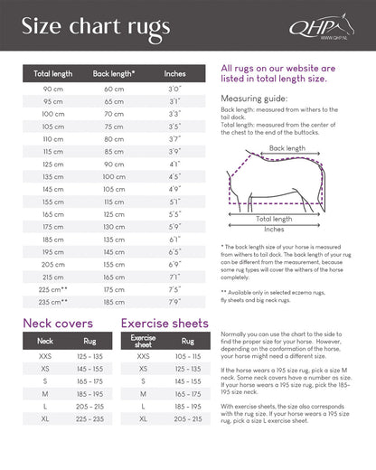 QHP Turnout Rug 1200D