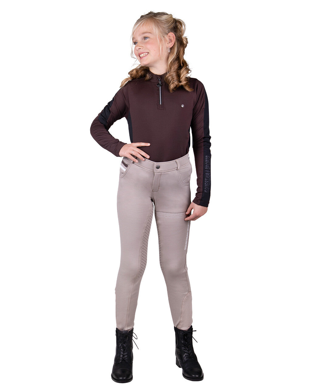 Breeches softshell Emma Junior full grip